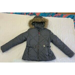 KRUSH WOMENS JACKET COAT WITH BELT SIZE L